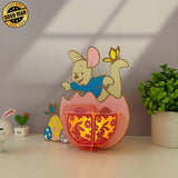 Roo - Winnie The Pooh Themed Easter 3D Lantern File - Cricut File - LightBoxGoodMan