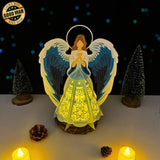 Angel - 3D Angel Lantern File - Cricut File 1 - LightBoxGoodMan