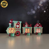 Train Love - 3D Love Lantern File - Cricut File 1 - LightBoxGoodMan