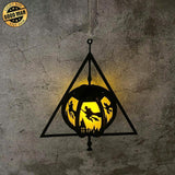 The Deathly Hallows - Halloween Themed 3D Lantern File - Cricut File 1 - LightBoxGoodMan