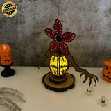 The Demogorgon - Halloween Themed 3D Lantern File - Cricut File 1 - LightBoxGoodMan