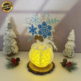 Christmas Vase 3 - 3D Flower Vase Lantern File - Cricut File 2 - LightBoxGoodMan