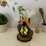 Goofy - Goofy Dog 3D Papercut Lantern File - Cricut File 1 - LightBoxGoodMan