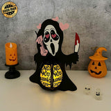 Scream - Halloween Themed 3D Lantern File - Cricut File 1 - LightBoxGoodMan