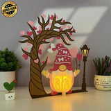 Gnome Valentine - 3D Love Lantern File - Cricut File 1 - LightBoxGoodMan