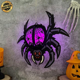 Spider - 3D Spider Lantern File - Cricut File 2 - LightBoxGoodMan