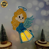 Angel - 3D Angel Lantern File - Cricut File 4 - LightBoxGoodMan