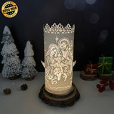 Nativity - 3D Cylinder Papercut Lantern File - Cricut File 1 -  LightBoxGoodMan