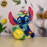 Easter Stitch - Lilo & Stitch Themed Easter 3D Lantern File - Cricut File - LightBoxGoodMan