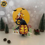 Nightmare Xmas - 3D Christmas Lantern File - Cricut File 4 - LightBoxGoodMan