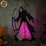 Death Scythe - 3D Death Lantern File - Cricut File 1 - LightBoxGoodMan