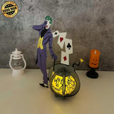 Joker - Halloween Themed 3D Lantern File - Cricut File 1 - LightBoxGoodMan