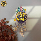 Unicorn - 3D Dreamcatcher Lantern File - Cricut File 1 - LightBoxGoodMan