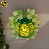 Patrick Day - St. Patrick's Day Themed 3D Lantern File - Cricut File 1 - LightBoxGoodMan