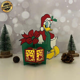 Donald Xmas - 3D Christmas Lantern File - Cricut File 1 - LightBoxGoodMan