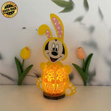 Mickey Easter - Easter Disney Mouse 3D Lantern File - Cricut File - LightBoxGoodMan