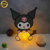 Kuromi - Wonderland Themed 3D Lantern File - Cricut File 1 - LightBoxGoodMan