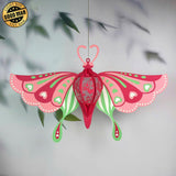 Butterfly Valentine - 3D Love Lantern File - Cricut File 1 - LightBoxGoodMan