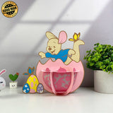 Roo - Winnie The Pooh Themed Easter 3D Lantern File - Cricut File - LightBoxGoodMan