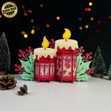 Jesus - 3D Christmas Candles Lantern File - Cricut File 1 - LightBoxGoodMan