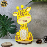 Giraffe - 3D Giraffe Lantern File - 11.4x6.6" - Cricut File - LightBoxGoodMan