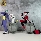 Pack 2 Joker & Harley Quinn - Halloween Themed 3D Lantern File - Cricut File - LightBoxGoodMan