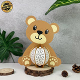 Bear - 3D Bear Lantern File - Cricut File 1 - LightBoxGoodMan