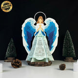 Angel - 3D Angel Lantern File - Cricut File 1 - LightBoxGoodMan