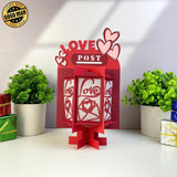 Letter Box Valentine - 3D Love Lantern File - Cricut File 1 - LightBoxGoodMan