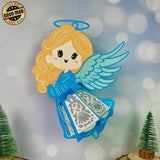 Angel - 3D Angel Lantern File - Cricut File 4 - LightBoxGoodMan