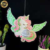 Unicorn - 3D Unicorn Lantern File - 13.5x8" - Cricut File - LightBoxGoodMan