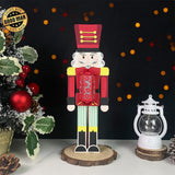 Nutcracker - 3D Christmas Lantern File - Cricut File 1 - LightBoxGoodMan