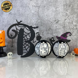 Boo - 3D Halloween Themed 3D Lantern File - Cricut File 1 - LightBoxGoodMan