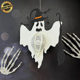 Flying Ghost - 3D Ghost Lantern File - Cricut File 2 - LightBoxGoodMan