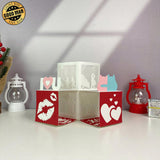 Happy Valentine - 3D Valentine Pop-up Card File - Cricut File 1 - LightBoxGoodMan