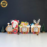 Christmas Train - 3D Christmas Lantern File - Cricut File 1 - LightBoxGoodMa