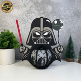 Darth Vader - Star Wars Themed 3D Papercut Lantern File - Cricut File - LightBoxGoodMan