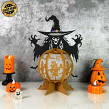 Scarecrow - 3D Witch Crystal Ball Lantern File - Cricut File 1 - LightBoxGoodMan