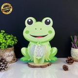 Frog - 3D Frog Lantern File - 7.9x9.3" - Cricut File - LightBoxGoodMan - LightboxGoodman