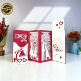 Valentine Day - 3D Valentine Pop-up Card File - Cricut File 1 - LightBoxGoodMan