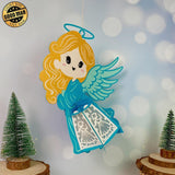 Angel - 3D Angel Lantern File - Cricut File 4 - LightBoxGoodMan