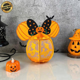 Minnie - Halloween Themed 3D Disney Mouse Lantern File - Cricut File 1 - LightBoxGoodMan