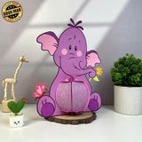 Heffalump - Winnie The Pooh Themed 3D Heffalump Lantern File - Cricut File 1 - LightBoxGoodMan