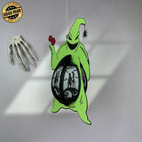 Oogie Boogie - Halloween Themed 3D Lantern File - Cricut File Nightmare Lantern 1 - LightBoxGoodMan