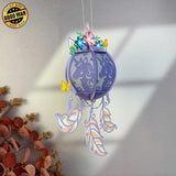 Unicorn - 3D Dreamcatcher Lantern File - Cricut File 1 - LightBoxGoodMan