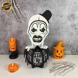 Terrifier - Halloween Themed 3D Lantern File - Cricut File 1 - LightBoxGoodMan