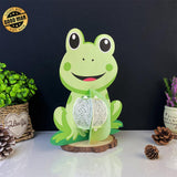 Frog - 3D Frog Lantern File - 7.9x9.3" - Cricut File - LightBoxGoodMan - LightboxGoodman