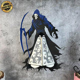 Death Scythe - 3D Death Lantern File - Cricut File 1 - LightBoxGoodMan