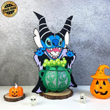 Stitch Halloween - Halloween Themed 3D Lantern File - Cricut File 1 - LightBoxGoodMan