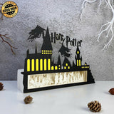 Harry Potter - Halloween Papercut Lightbox File - Cricut File 1 - LightBoxGoodMan